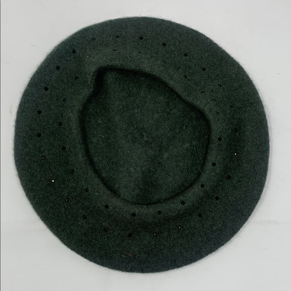 Scala pronto Chic Dark Green Beret hat - Picture 3 of 5